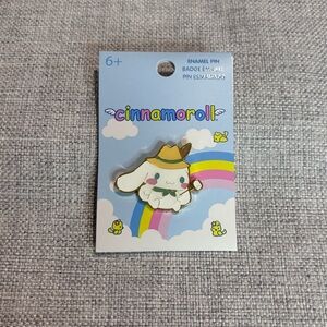 Sanrio Cinnamoroll Camping Marshmallow Enamel Pin